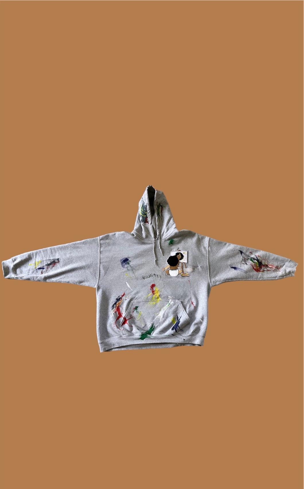 Paint A Picture Hoodie W/ Embroidered Baby Visionary Logo 