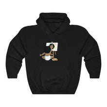 Load image into Gallery viewer, Black Paint A Picture  Hoodie W/ Baby Visionary Logo
