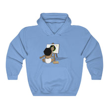 Load image into Gallery viewer, Carolina Blue Paint A Picture  Hoodie W/ Baby Visionary Logo
